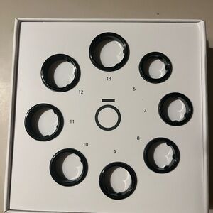 Oura Black Wearable Ring Set